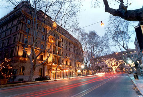 Albergo di lusso Ambasciata Palace di Roma